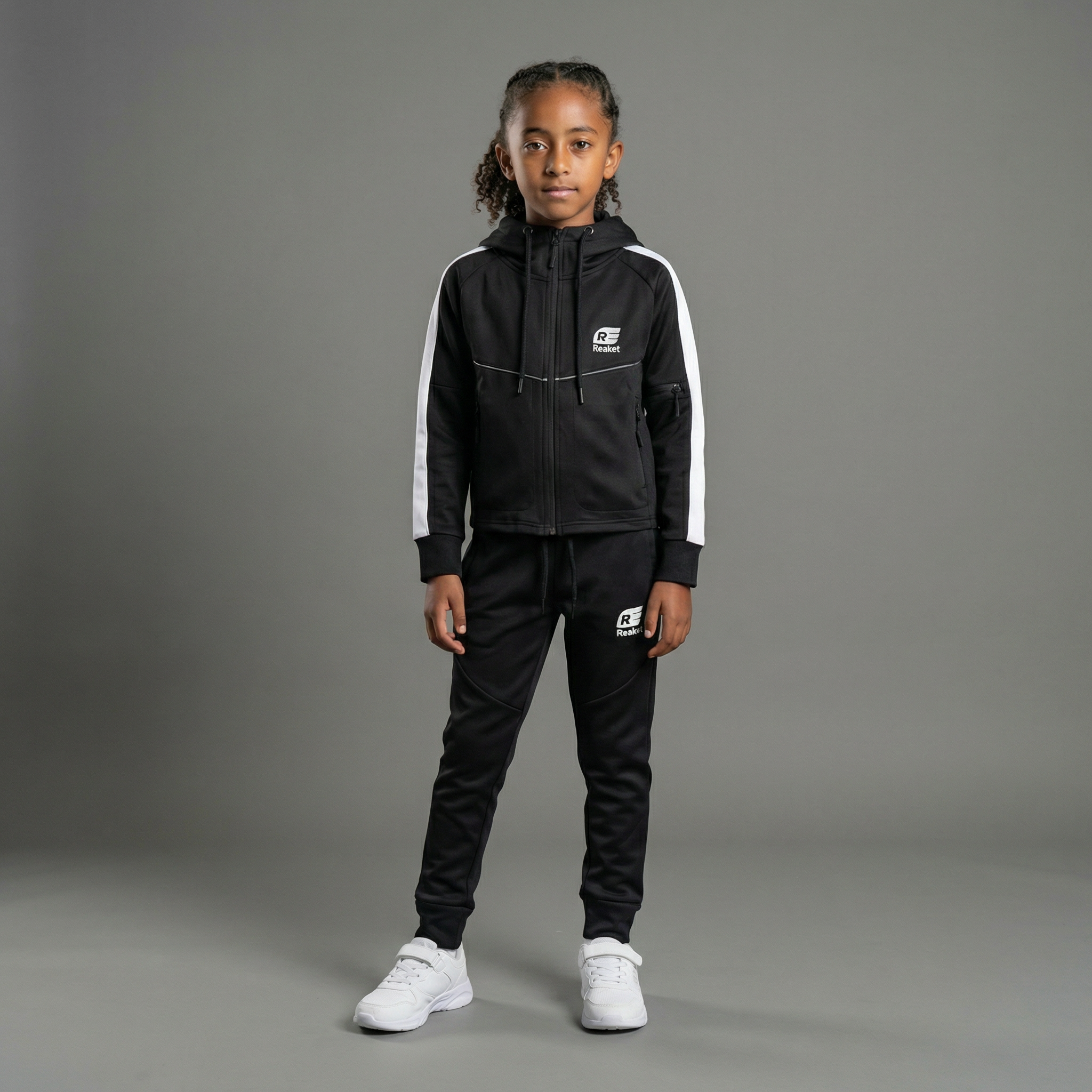 Ensemble Jogging Azaguié Zippé enfant – Image 5